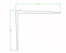 PROFILO ANTISDRUCCIOLO EL-4823_30X40