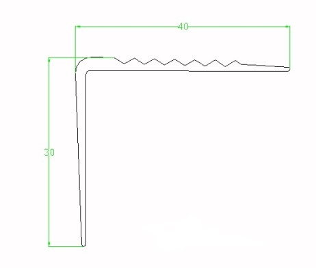 PROFILO ANTISDRUCCIOLO EL-4823_30X40
